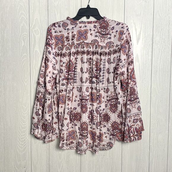 Lovestitch Pink Hi Low V-Neck Top Size Small NWT - Picture 4 of 5